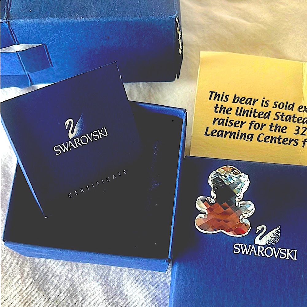 2004 Ltd Edition Swarovski Teddy Bear IOB